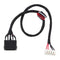 Connecteur de prise d'alimentation avec câble flexible pour Lenovo Thinkpad Y520 R720 R720-15IKB R720-15IKBN Y520-15IKBN